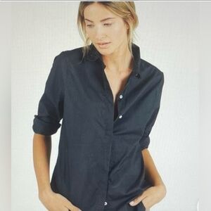 NWOT Everlane Black Button Down Casual Shirt Cotton